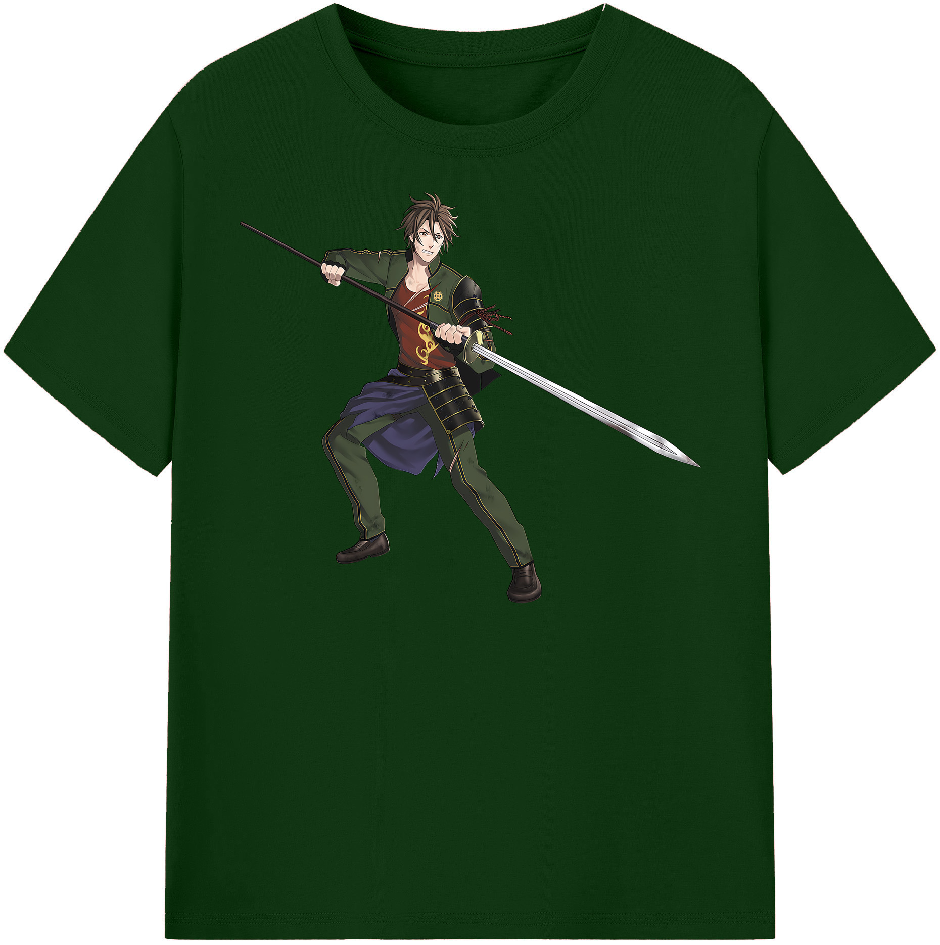 （画像用） 刀剣乱舞 Touken Ranbu 綿100％半袖Tシャツ（フロントプリント）